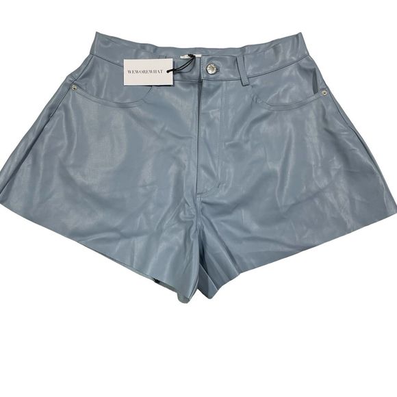 WeWoreWhat Pants - We Wore What Shorts Women 29 Flare Bell Vegan Strom 90s Y2K 70s Spring Break